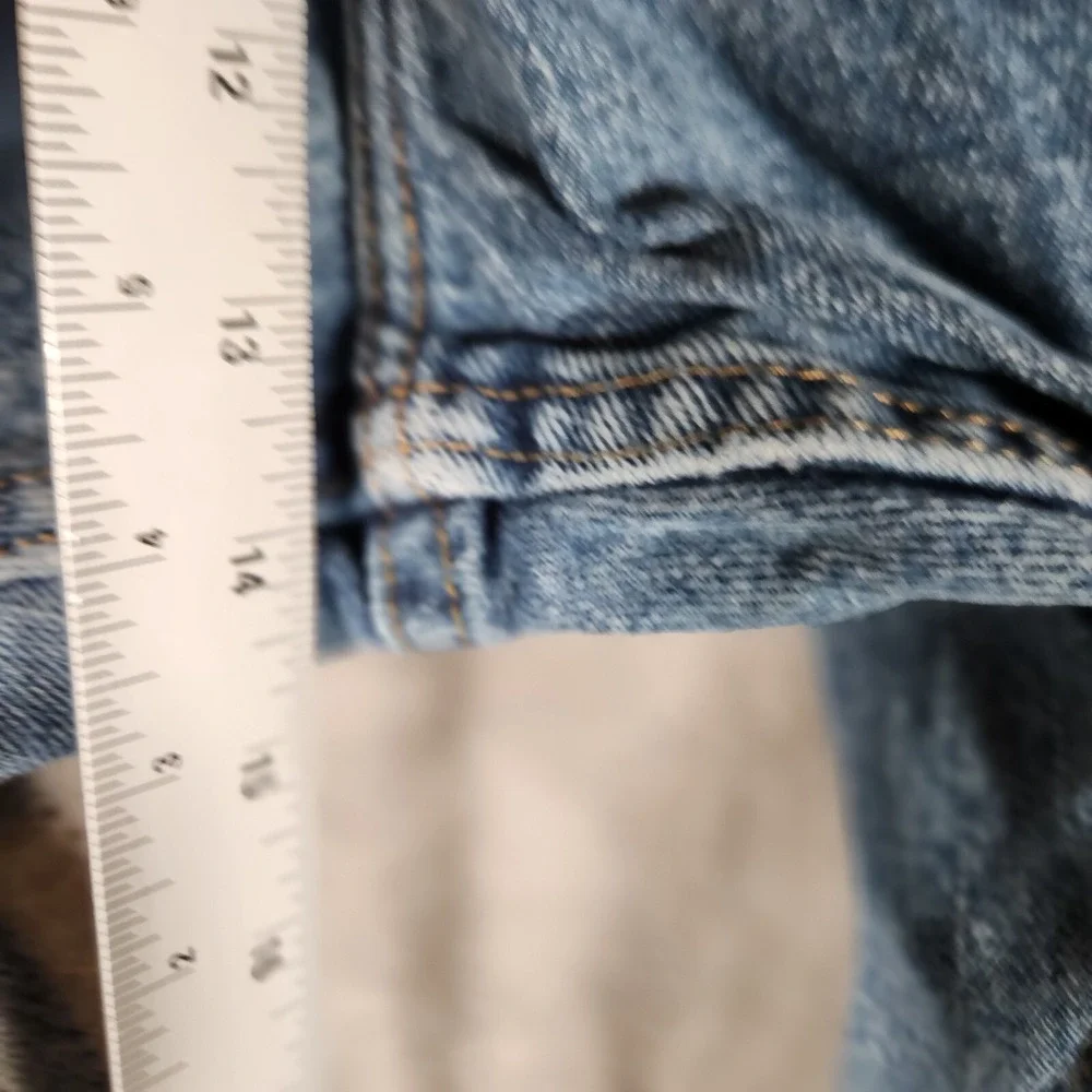 Wrangler Jeans Men's 44X30 Relaxed Fit 97601VR‎ Blue Pre-Owned STAIN